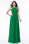 ColsBM Alicia Green Glamorous A-line Thick Straps Sleeveless Chiffon Sash Plus Size Bridesmaid Dresses