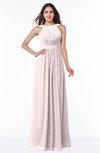 ColsBM Alicia Light Pink Glamorous A-line Thick Straps Sleeveless Chiffon Sash Plus Size Bridesmaid Dresses