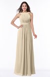 ColsBM Alicia Novelle Peach Glamorous A-line Thick Straps Sleeveless Chiffon Sash Plus Size Bridesmaid Dresses