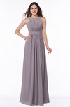 ColsBM Alicia Sea Fog Glamorous A-line Thick Straps Sleeveless Chiffon Sash Plus Size Bridesmaid Dresses