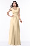 ColsBM Patricia Marzipan Plain Zipper Chiffon Floor Length Ruching Plus Size Bridesmaid Dresses