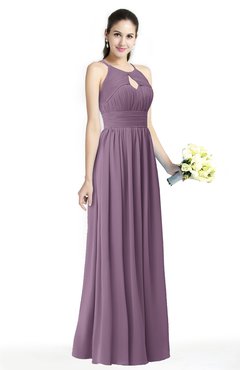 ColsBM Cherish Valerian Traditional A-line Jewel Sleeveless Zipper Sash Bridesmaid Dresses