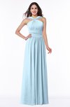 ColsBM Marie Ice Blue Plain A-line Jewel Sleeveless Chiffon Bridesmaid Dresses