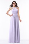 ColsBM Marie Light Purple Plain A-line Jewel Sleeveless Chiffon Bridesmaid Dresses