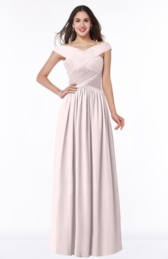 ColsBM Wendy Angel Wing Classic A-line Off-the-Shoulder Sleeveless Zip up Floor Length Plus Size Bridesmaid Dresses