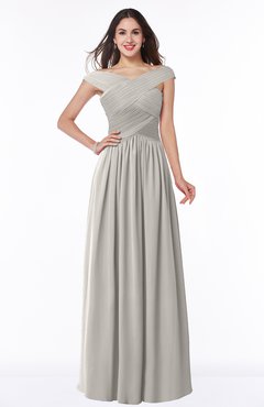 ColsBM Wendy Ashes Of Roses Classic A-line Off-the-Shoulder Sleeveless Zip up Floor Length Plus Size Bridesmaid Dresses