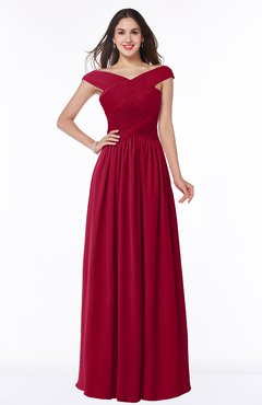 ColsBM Wendy Scooter Classic A-line Off-the-Shoulder Sleeveless Zip up Floor Length Plus Size Bridesmaid Dresses
