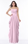ColsBM Wren Fairy Tale Informal Sleeveless Half Backless Chiffon Floor Length Plus Size Bridesmaid Dresses