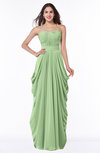 ColsBM Wren Gleam Informal Sleeveless Half Backless Chiffon Floor Length Plus Size Bridesmaid Dresses