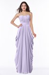 ColsBM Wren Light Purple Informal Sleeveless Half Backless Chiffon Floor Length Plus Size Bridesmaid Dresses