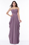ColsBM Wren Mauve Informal Sleeveless Half Backless Chiffon Floor Length Plus Size Bridesmaid Dresses
