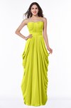 ColsBM Wren Sulphur Spring Informal Sleeveless Half Backless Chiffon Floor Length Plus Size Bridesmaid Dresses