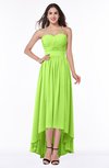 ColsBM Sierra Bright Green Classic Trumpet Strapless Half Backless Chiffon Bridesmaid Dresses