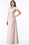 ColsBM Clare Silver Peony Modest Sweetheart Short Sleeve Floor Length Pleated Plus Size Bridesmaid Dresses