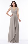 ColsBM Melody Fawn Glamorous A-line Sleeveless Zipper Chiffon Floor Length Plus Size Bridesmaid Dresses