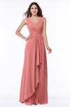 ColsBM Melody Lantana Glamorous A-line Sleeveless Zipper Chiffon Floor Length Plus Size Bridesmaid Dresses