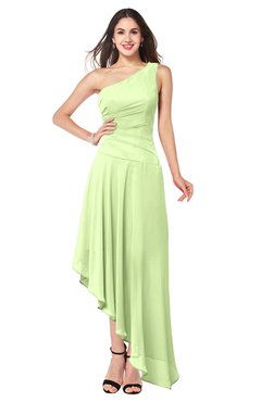 ColsBM Angela Butterfly Simple A-line One Shoulder Half Backless Ruching Plus Size Bridesmaid Dresses