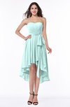 ColsBM Raina Blue Glass Plain A-line Sweetheart Sleeveless Zip up Chiffon Plus Size Bridesmaid Dresses