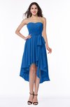 ColsBM Raina Royal Blue Plain A-line Sweetheart Sleeveless Zip up Chiffon Plus Size Bridesmaid Dresses
