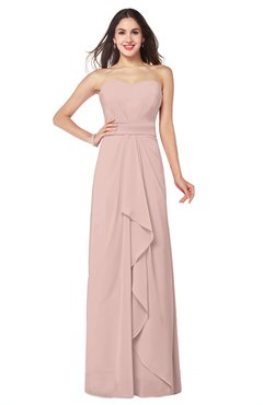 ColsBM Angelina Dusty Rose Cute A-line Sleeveless Zip up Chiffon Sash Plus Size Bridesmaid Dresses