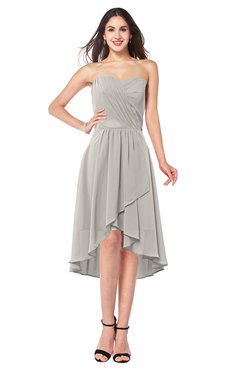 ColsBM Karina Hushed Violet Elegant A-line Strapless Sleeveless Ruching Plus Size Bridesmaid Dresses