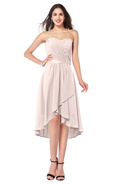 ColsBM Karina Silver Peony Elegant A-line Strapless Sleeveless Ruching Plus Size Bridesmaid Dresses