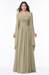 ColsBM Elyse Candied Ginger Traditional A-line Sleeveless Zip up Chiffon Floor Length Mother of the Bride Dresses