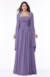 ColsBM Elyse Chalk Violet Traditional A-line Sleeveless Zip up Chiffon Floor Length Mother of the Bride Dresses