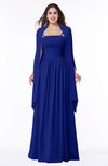 ColsBM Elyse Electric Blue Traditional A-line Sleeveless Zip up Chiffon Floor Length Mother of the Bride Dresses