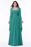 ColsBM Elyse Emerald Green Traditional A-line Sleeveless Zip up Chiffon Floor Length Mother of the Bride Dresses