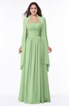 ColsBM Elyse Sage Green Traditional A-line Sleeveless Zip up Chiffon Floor Length Mother of the Bride Dresses