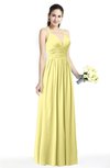 ColsBM Veronica Daffodil Simple A-line Sleeveless Zipper Chiffon Sash Plus Size Bridesmaid Dresses