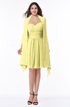 ColsBM Mila Daffodil Modest Fit-n-Flare Sweetheart Sleeveless Half Backless Chiffon Mother of the Bride Dresses