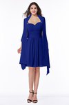 ColsBM Mila Electric Blue Modest Fit-n-Flare Sweetheart Sleeveless Half Backless Chiffon Mother of the Bride Dresses