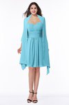ColsBM Mila Light Blue Modest Fit-n-Flare Sweetheart Sleeveless Half Backless Chiffon Mother of the Bride Dresses