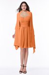 ColsBM Mila Mango Modest Fit-n-Flare Sweetheart Sleeveless Half Backless Chiffon Mother of the Bride Dresses