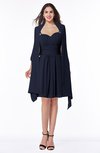 ColsBM Mila Peacoat Modest Fit-n-Flare Sweetheart Sleeveless Half Backless Chiffon Mother of the Bride Dresses