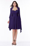 ColsBM Mila Royal Purple Modest Fit-n-Flare Sweetheart Sleeveless Half Backless Chiffon Mother of the Bride Dresses