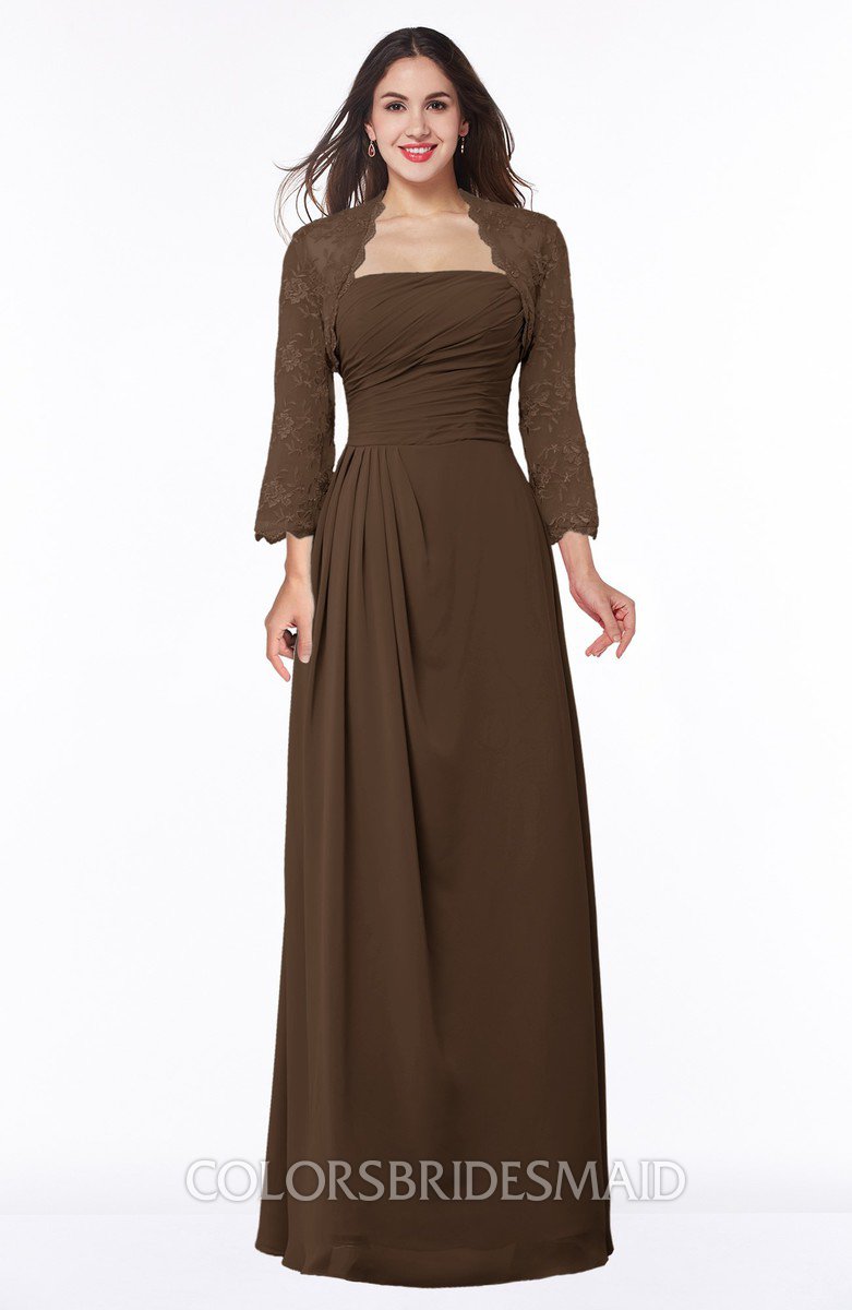 chocolate mother of the bride dresses