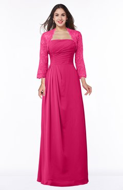 ColsBM Camila Fuschia Modest Strapless Zip up Floor Length Lace Mother of the Bride Dresses