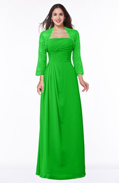ColsBM Camila Jasmine Green Modest Strapless Zip up Floor Length Lace Mother of the Bride Dresses