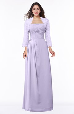 ColsBM Camila Light Purple Modest Strapless Zip up Floor Length Lace Mother of the Bride Dresses