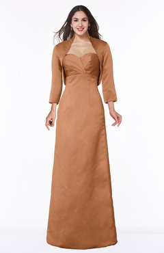 ColsBM Erica Amber Traditional Criss-cross Straps Satin Floor Length Pick up Mother of the Bride Dresses