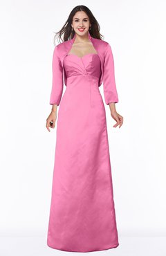 ColsBM Erica Carnation Pink Traditional Criss-cross Straps Satin Floor Length Pick up Mother of the Bride Dresses