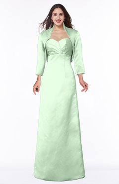 ColsBM Erica Light Green Traditional Criss-cross Straps Satin Floor Length Pick up Mother of the Bride Dresses