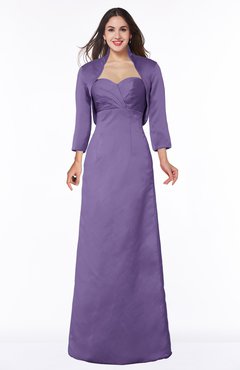 ColsBM Erica Lilac Traditional Criss-cross Straps Satin Floor Length Pick up Mother of the Bride Dresses