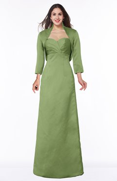 ColsBM Erica Moss Green Traditional Criss-cross Straps Satin Floor Length Pick up Mother of the Bride Dresses
