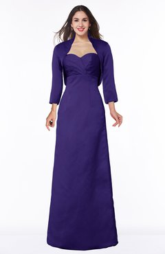 ColsBM Erica Royal Purple Traditional Criss-cross Straps Satin Floor Length Pick up Mother of the Bride Dresses