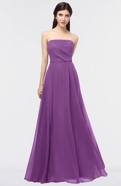 ColsBM Marlee Dahlia Modest A-line Sleeveless Zip up Floor Length Plainness Bridesmaid Dresses