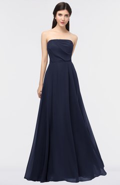 ColsBM Marlee Peacoat Modest A-line Sleeveless Zip up Floor Length Plainness Bridesmaid Dresses